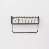 Decorative Shelf With Hooks Large