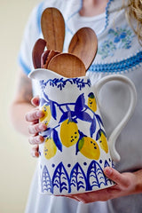 Maxima Jug, Blue, Stoneware