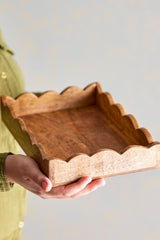 Namira Serving Tray, 100%, Mango Wood