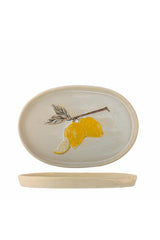Hadden Serving Plate, Yellow, Stoneware