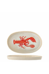 Hadden Serving Plate, Red, Stoneware