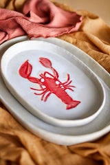 Hadden Serving Plate, Red, Stoneware