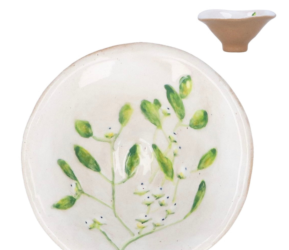 Stoneware Mini Bowl - Mistletoe