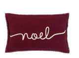 Noel Script Christmas Cushion 30X50cm