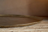 NKUKU - Oorja Round Tray - Brass