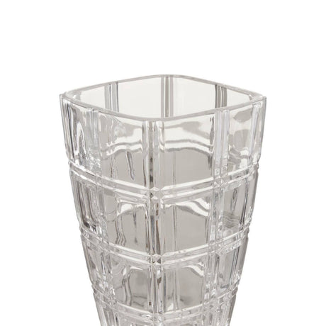 Savita Vase with Grid Pattern 25cm