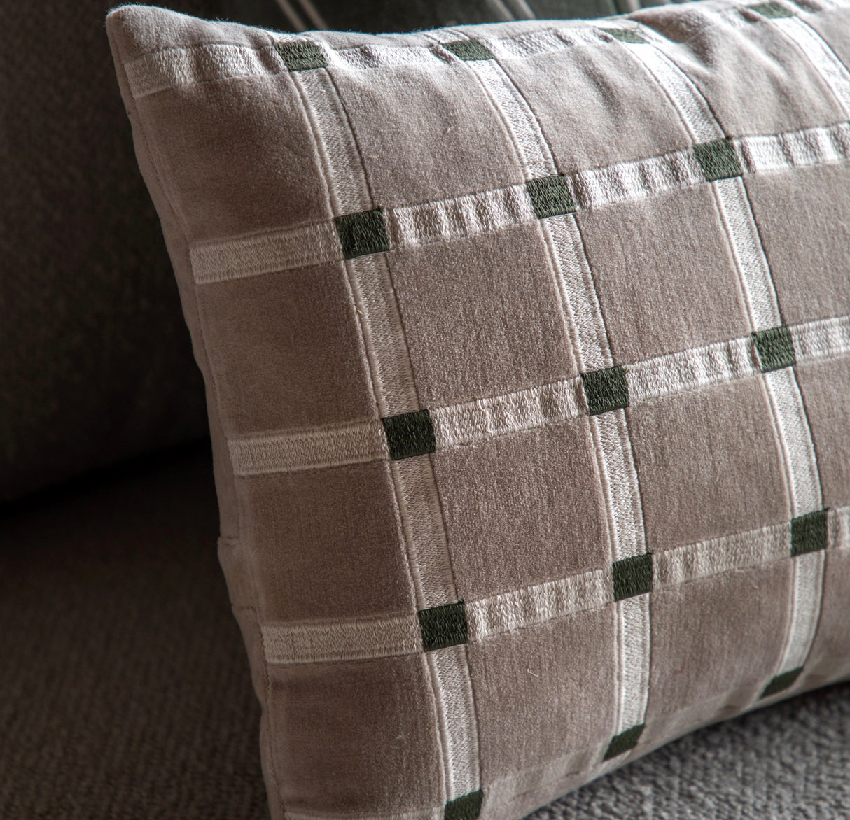 Sana Velvet Cushion - 2 colour ways