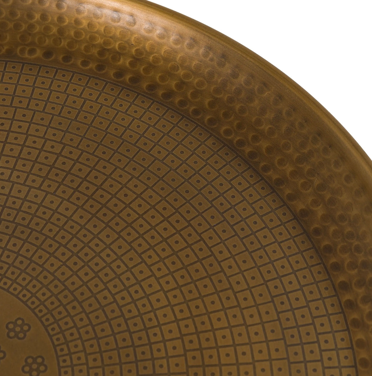 Zikka Metal Tray Gold