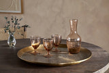Dhanya Round Tray - Antique Brass - 2 Sizes