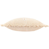 Les Fleurs Embroidered Ruffle Cushion Daisies