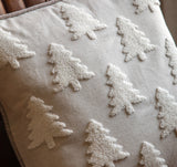 Woodland Embroidered Tree Cushion