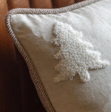 Woodland Embroidered Tree Cushion