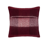 Check Faux Mohair Cushion
