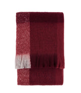 Check Faux Mohair Throw