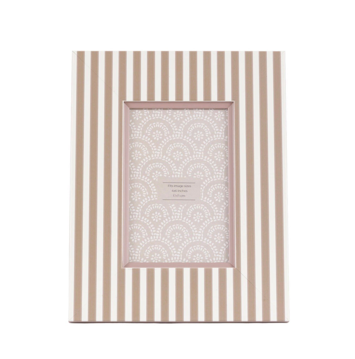 Stripe Photo Frame 4x6"