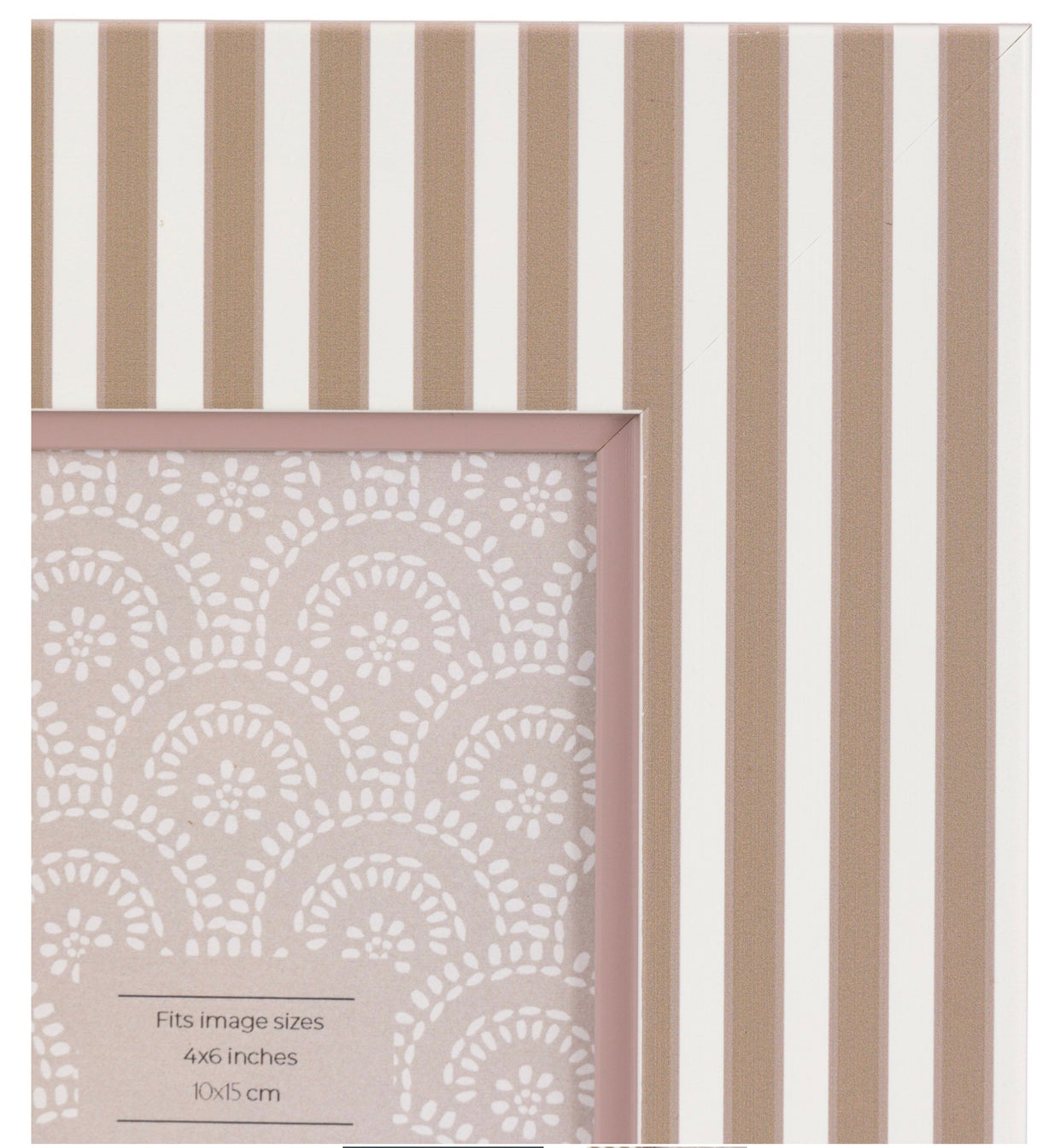 Stripe Photo Frame 4x6"