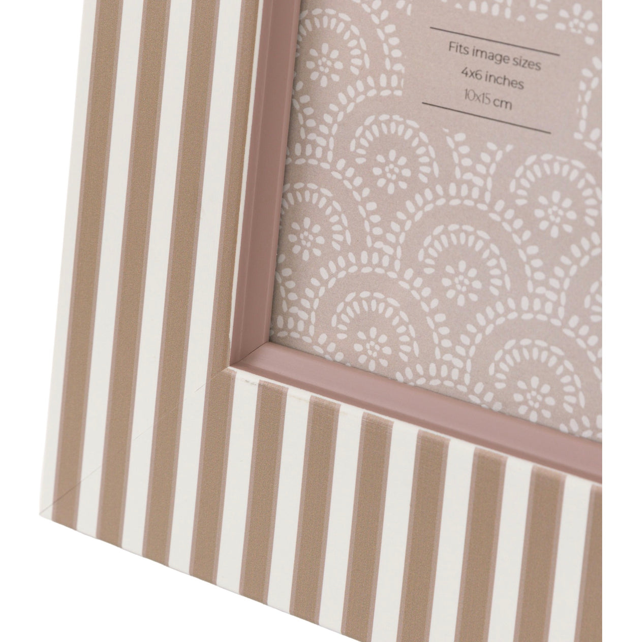 Stripe Photo Frame 4x6"
