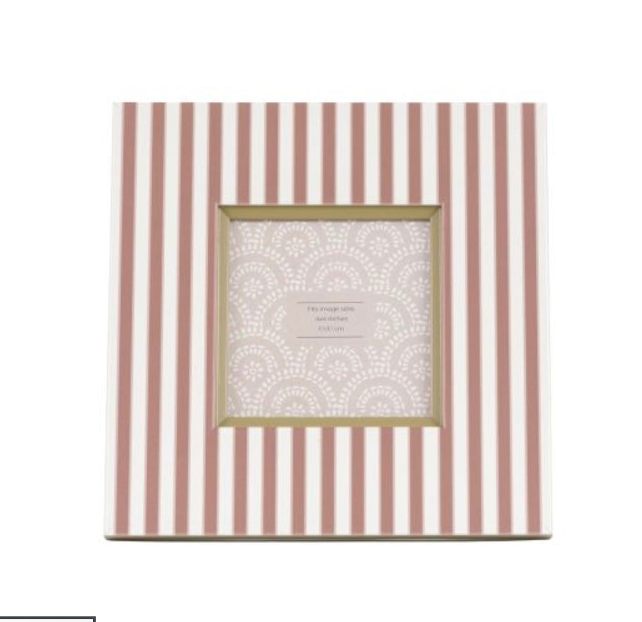 Stripe Photo Frame 4x4"