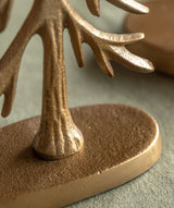 Woodland Set of 2 Metal Tree Ornaments Gold