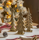 Heritage Set of 3 Tree Ornaments Gold