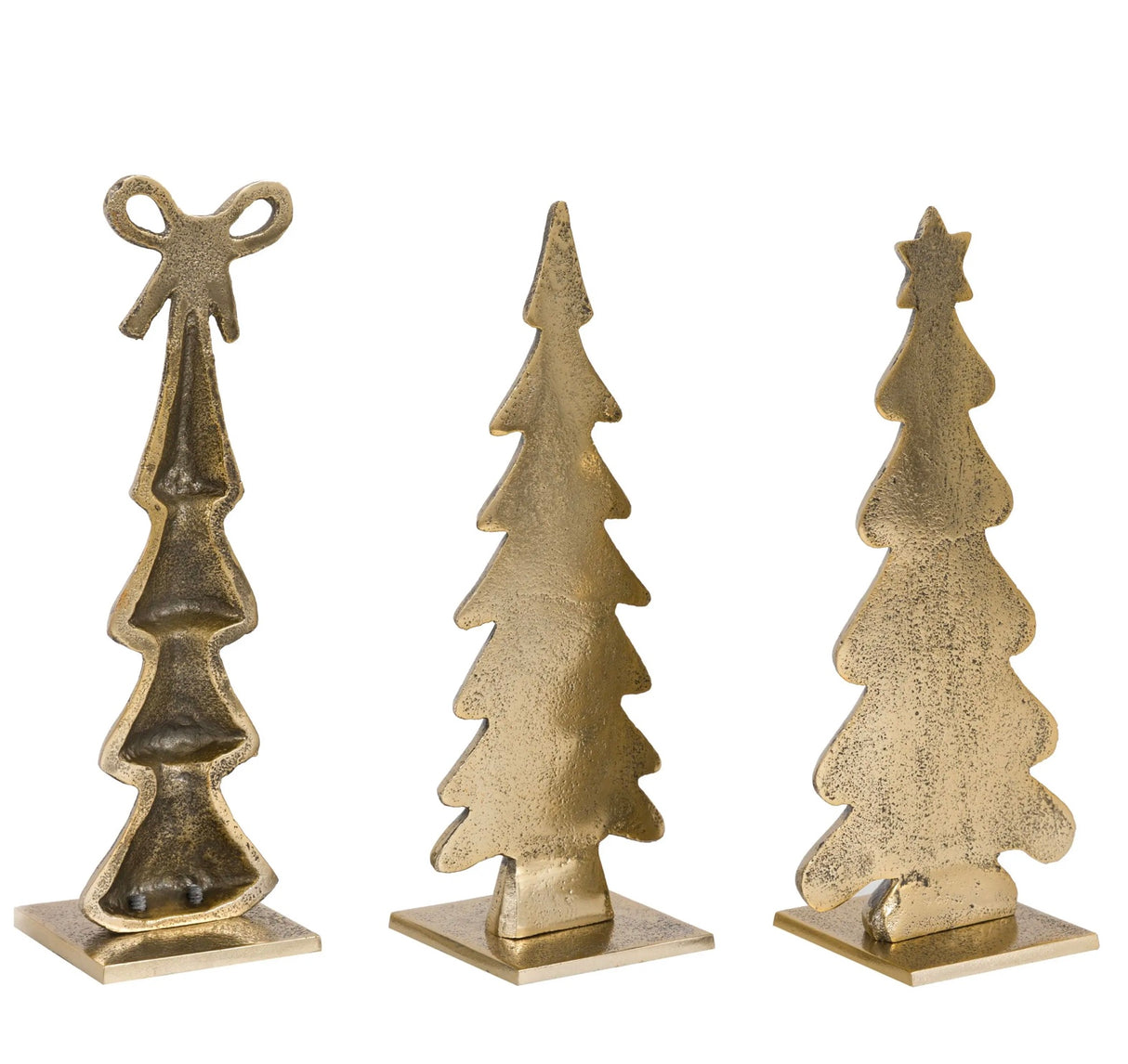 Heritage Set of 3 Tree Ornaments Gold