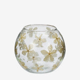 PRETTY FLOWER GLASS VASE