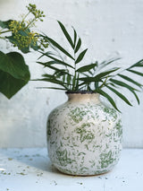 JAR POTTENDAM FLO GREEN 15x16cm