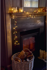 Red & Gold Sleigh Bells - 1.8m (battery)