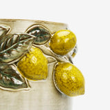 STONEWARE FLOWER POT/OFF WHITE