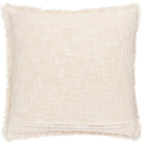 Durelle Damask Fringed Cushion Coral