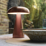 Zenith Portable Table Lamp, Rose Gold - Abigail Ahern