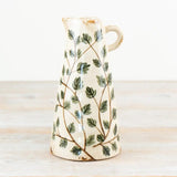 Leaf Ceramic Jug Vase,