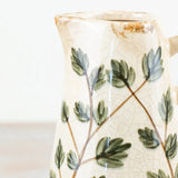 Leaf Ceramic Jug Vase,