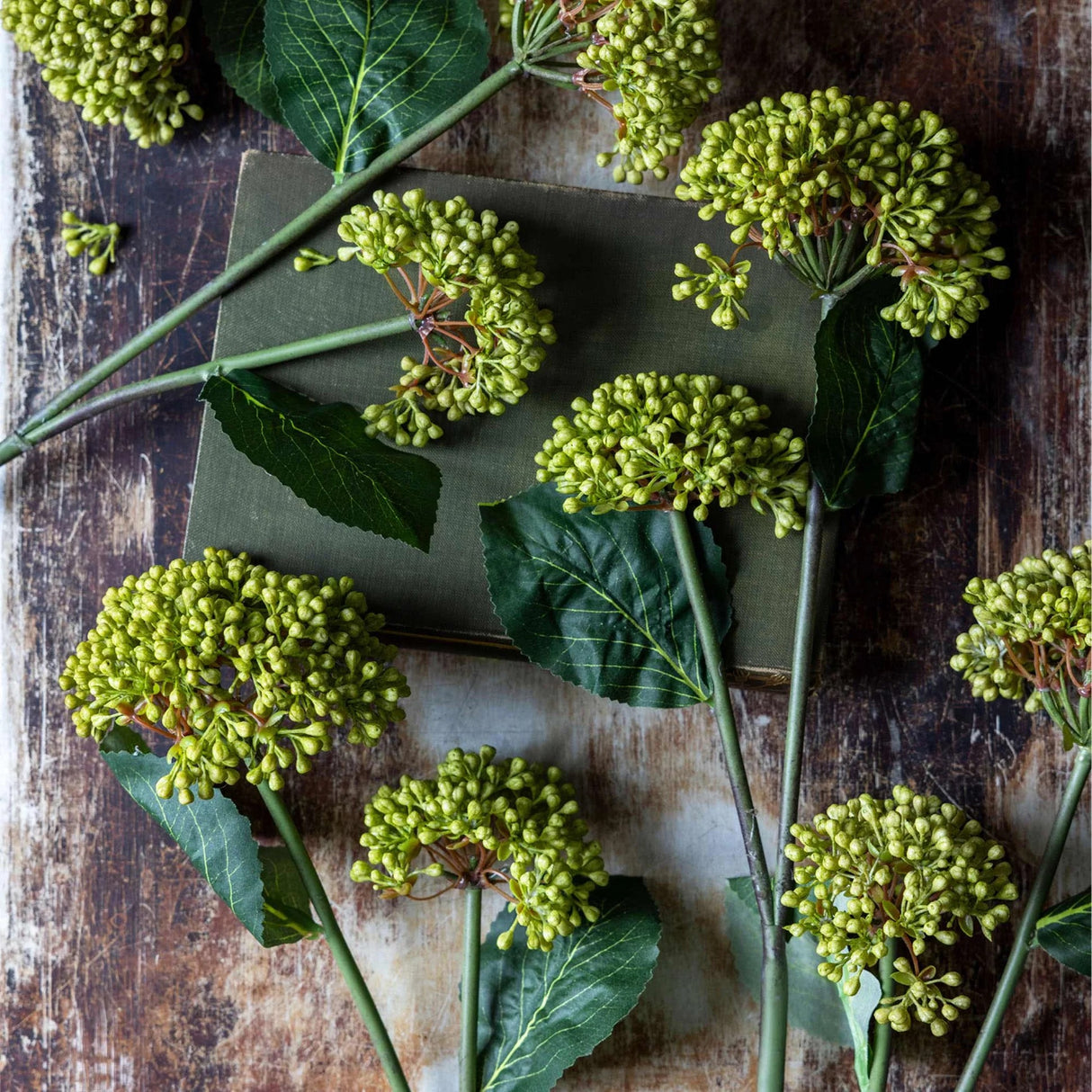 Artificial Viburnum, Olive - ABIGAIL AHERN