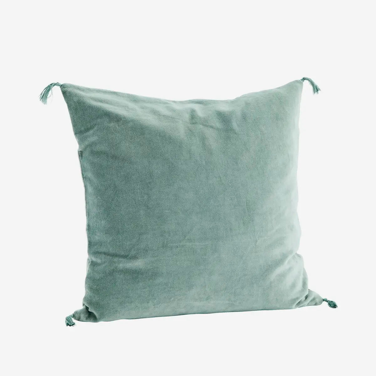 Velvet Cushion Cover in Aqua - Madam Stoltz