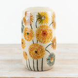 Sunflower Design Vase - 2 Sizes