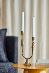 Vesc Candle Holder, Brass, Metal