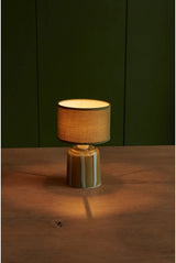 Pixie, (white stipe) Rechargeable lamp