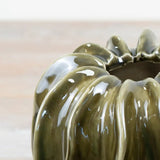Emerald Green Pod Vase, 15cm