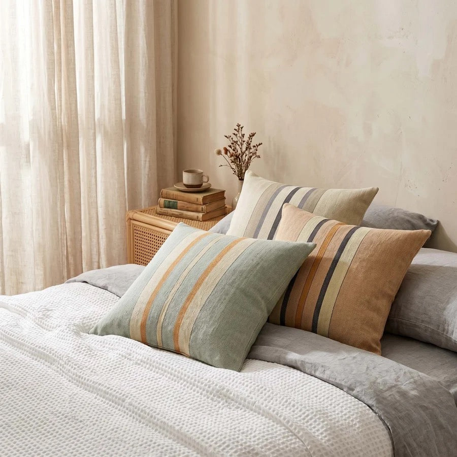 LOIRE STRIPE LINEN CUSHION - 3 Colours