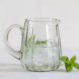 Ribbed Glass Jug