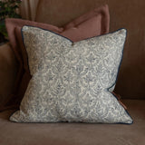 Aubrey Navy Print Cushion 45x45cm