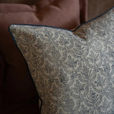 Aubrey Navy Print Cushion 45x45cm