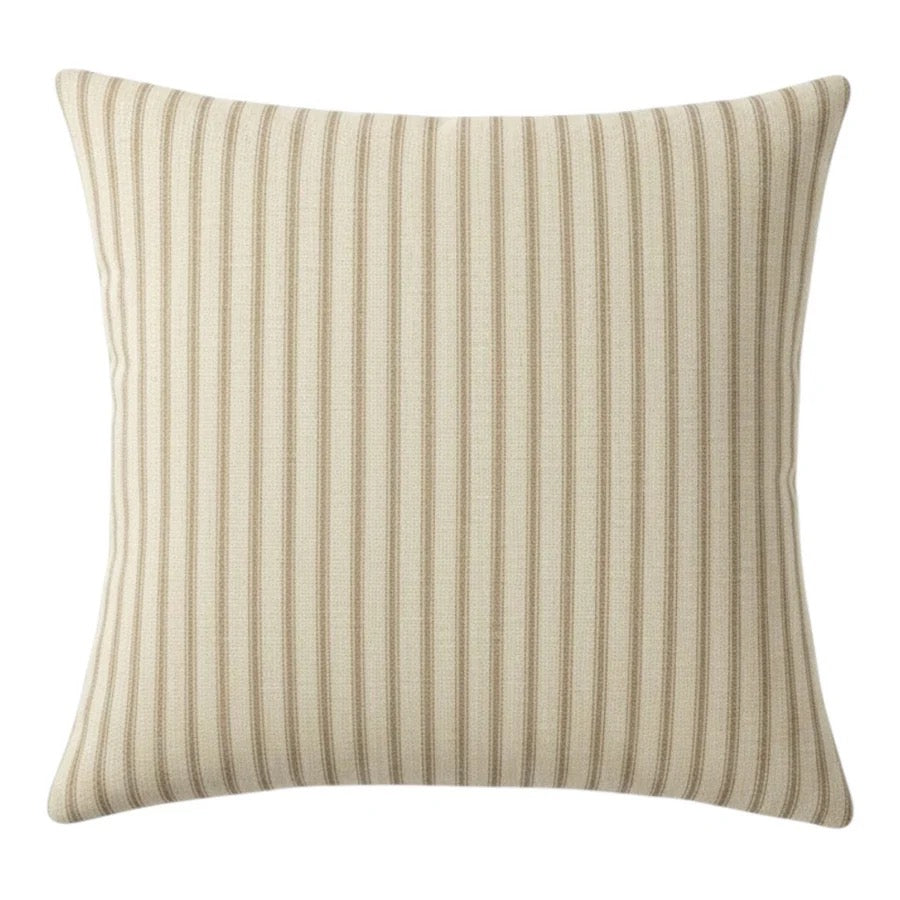TICKING STRIPE NATURAL LINEN