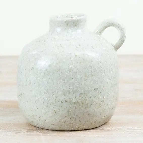 WHITE BONNIE VASE, SMALL
