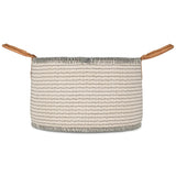 NKUKU - Anjuli Jute & Cotton Basket - Off White & Black