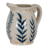 Large Blue Flora Olpe Jug Vase - 2 sizes