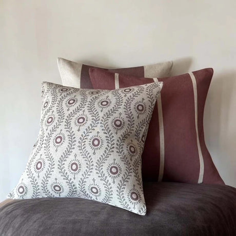 RUSTIC STRIPE AUBERGINE