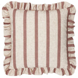 Connie Striped Ruffle Cushion 45cm - 4 Colours