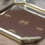 Tray with Gold Etched Stars
